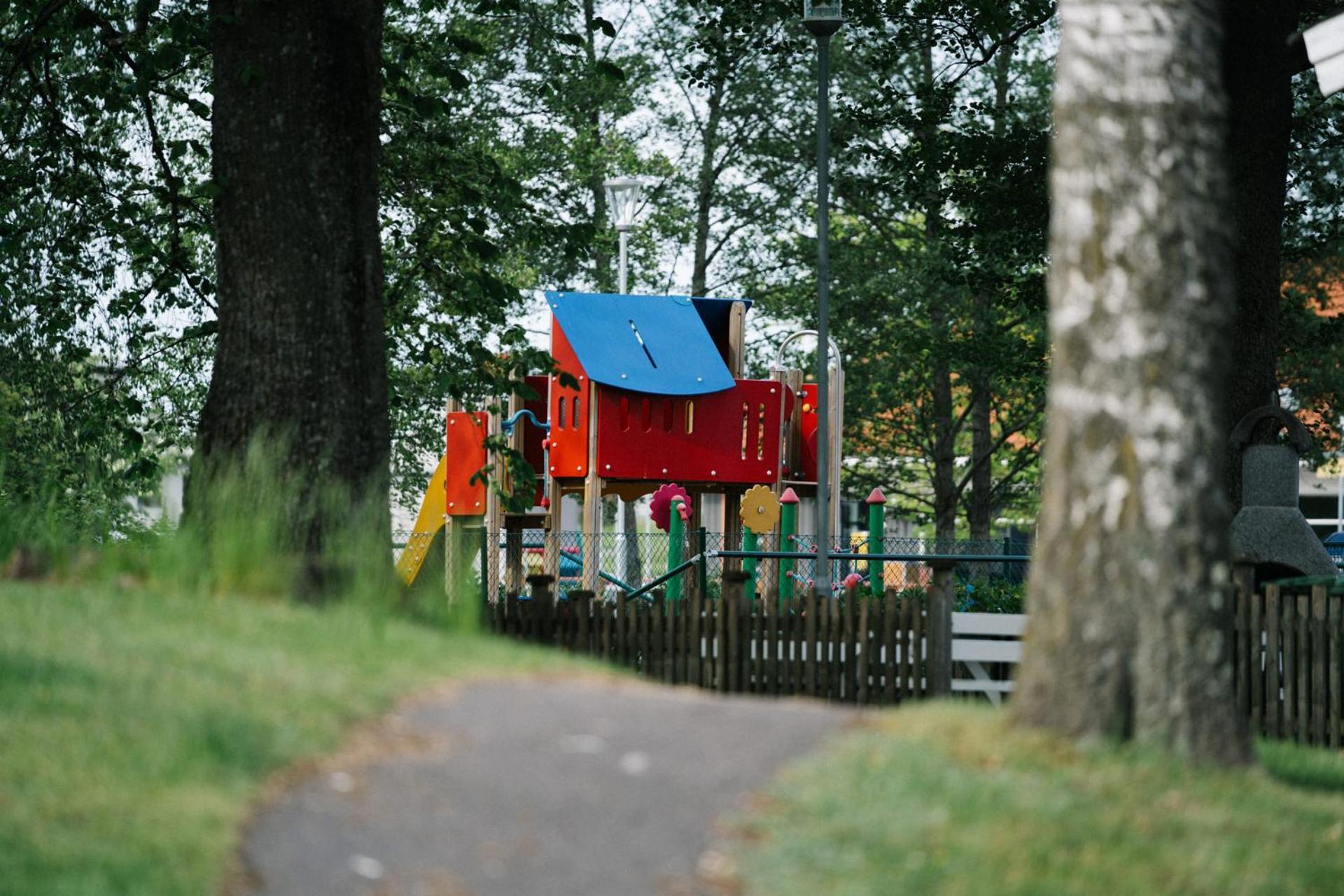 Skara Stads-Camping & Stugby Kültér fotó